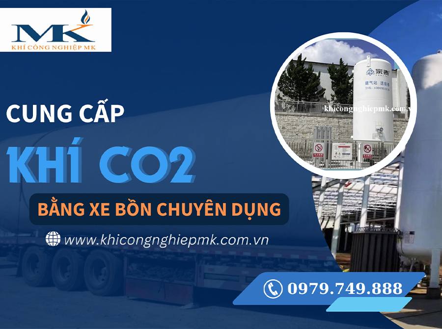 Cung Cấp Khi Co2 bằng xe bồn chuyên dụng | Uy tín & Chuyên nghiệp - Hotline: 0979.749.888