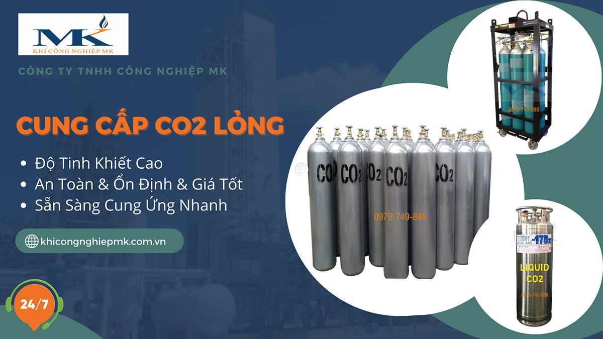 Bán CO2 Lỏng Chất Lượng Cao - Nạp, Đổi CO2 Lỏng Giá Tốt