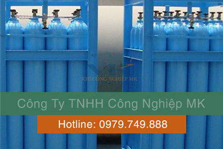 Khí Oxy công nghiệp 2.6 pallet nhóm chai 12x40L