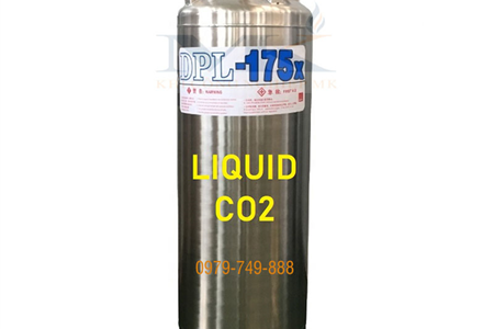 Khí CO2 lỏng công nghiệp bình lỏng DPL175lít 175kg